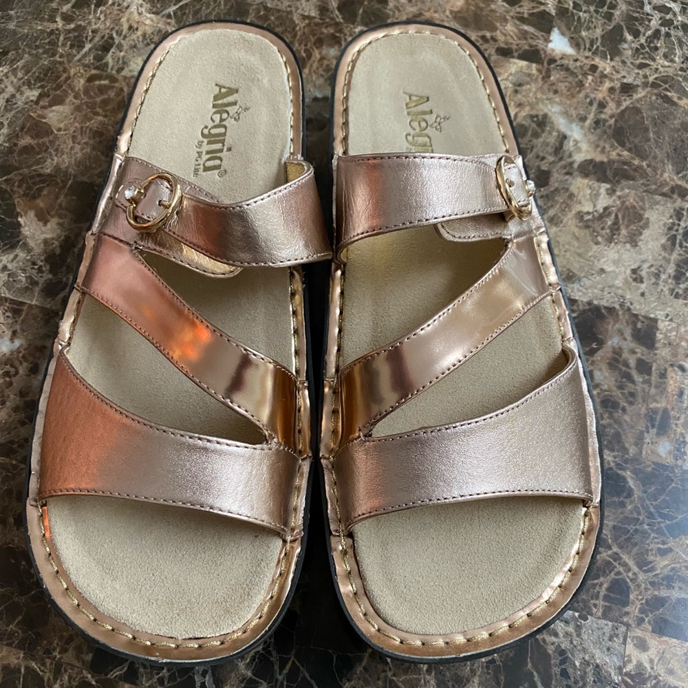 Algeria Rose Gold Sandals